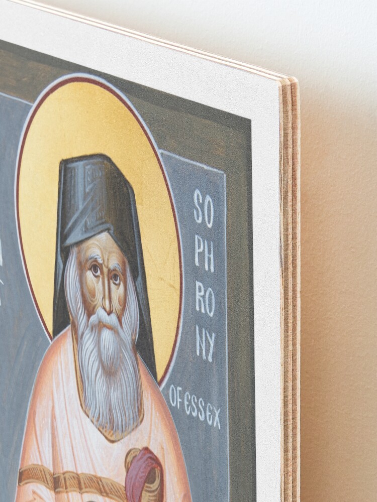 Alternate view of St Sophrony of Essex Mounted Print