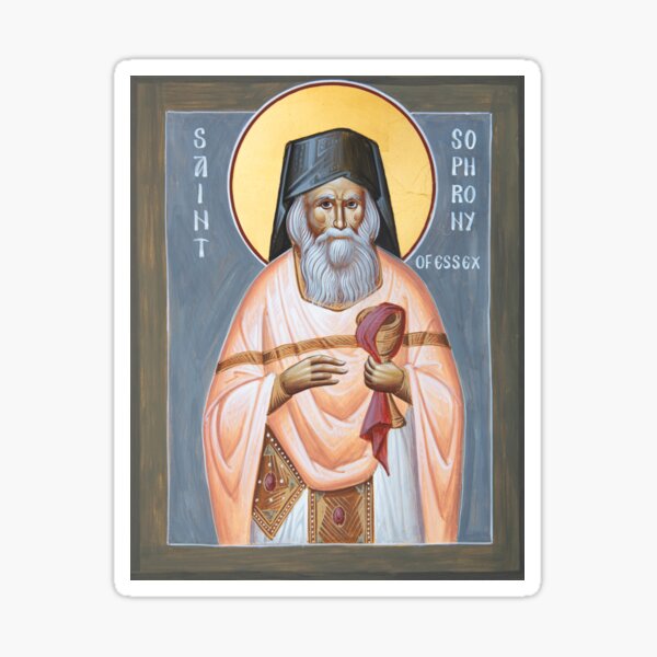 St Sophrony of Essex Sticker