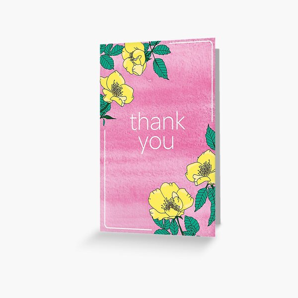 Thank You Greeting Card