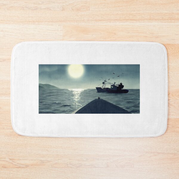 Artikelvorschau, ein Fischerboot im Meer entworfen und verkauft von khamaily.
