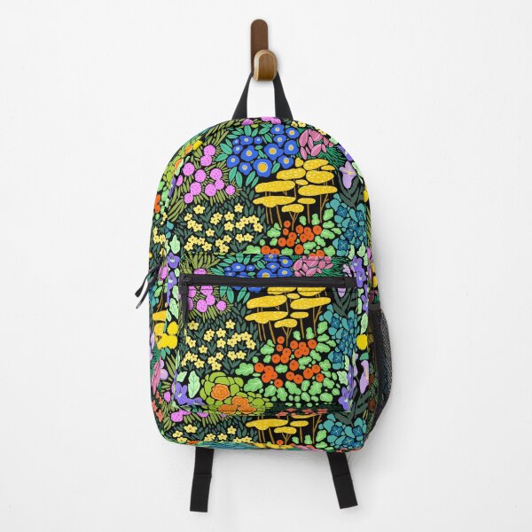 Field of Flowers (Black) Backpack