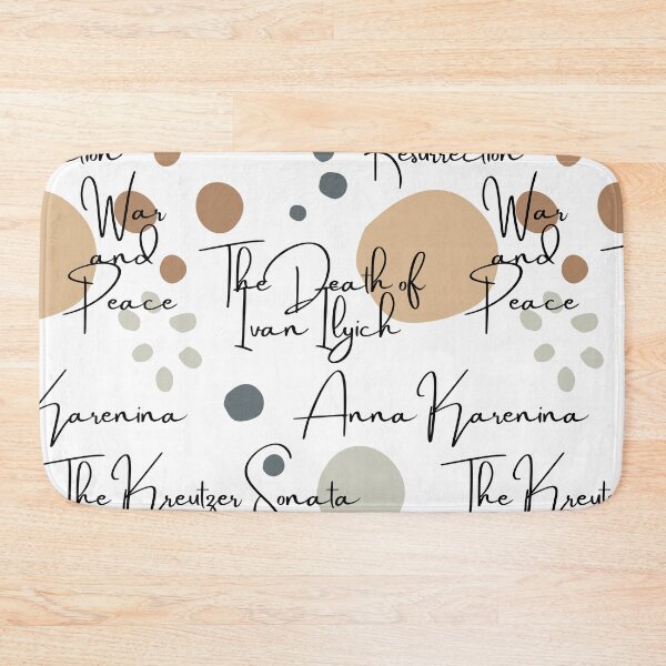 Item preview, Tolstoy Book Titles | Cute Seamless Pattern designed and sold by EarlessPierre.