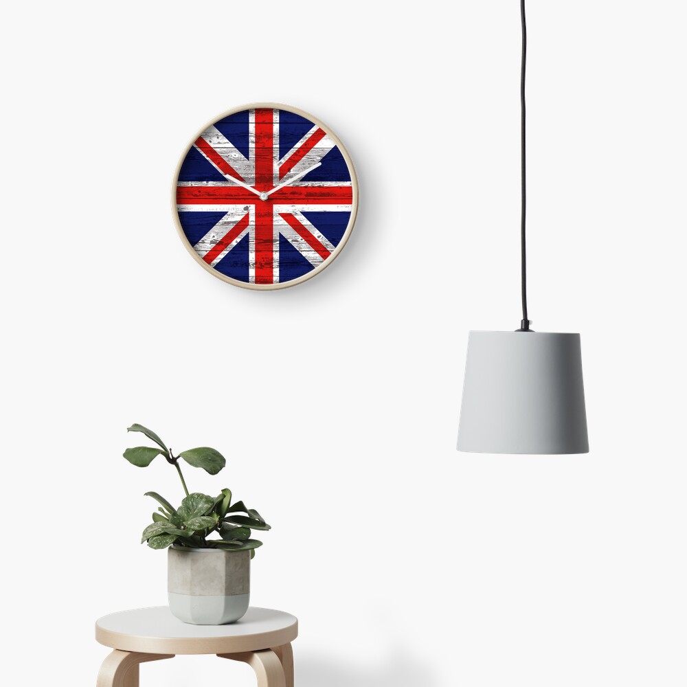 Union Jack flag Clock