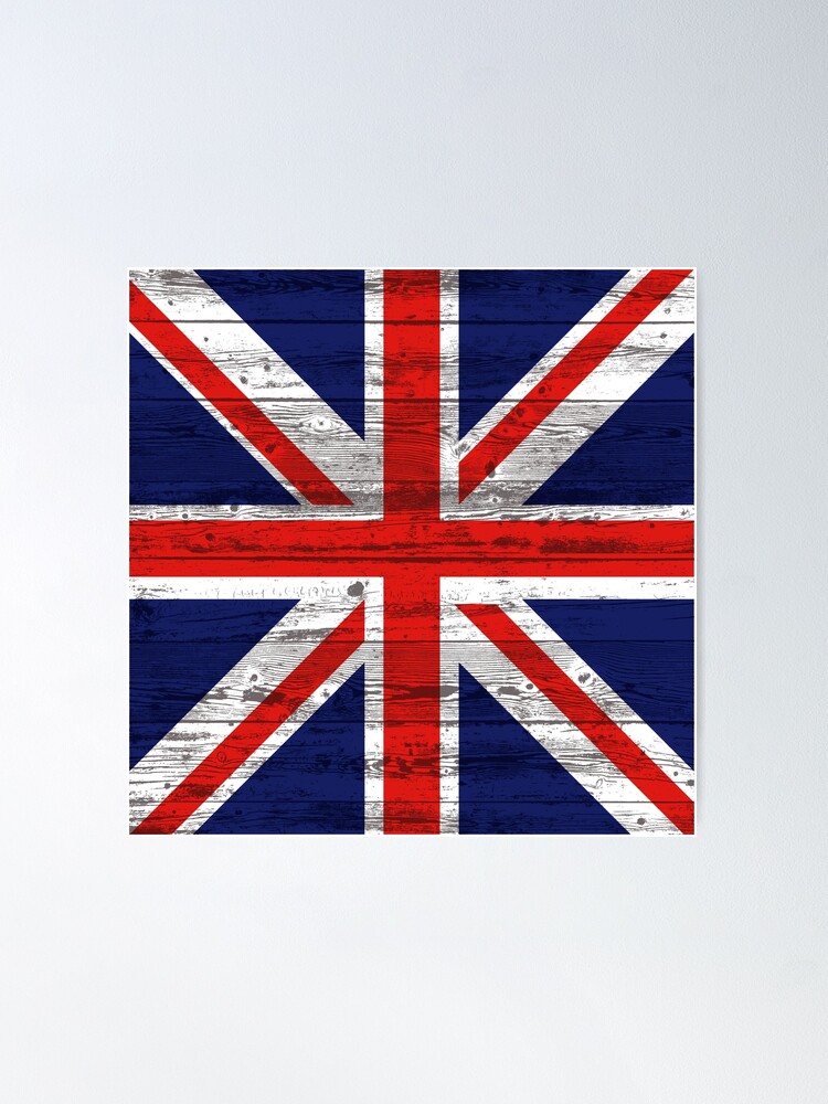 Alternate view of Union Jack flag Poster
