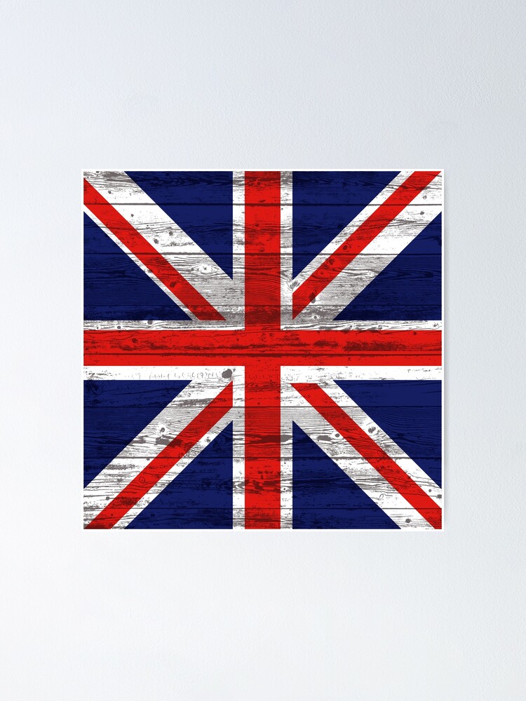 Alternate view of Union Jack flag Poster
