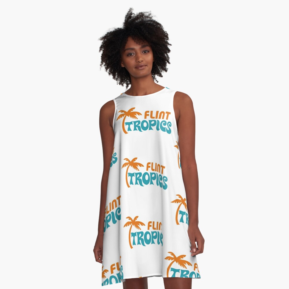 Flint Tropics (Semi-Pro) Jersey A-Line Dress for Sale by