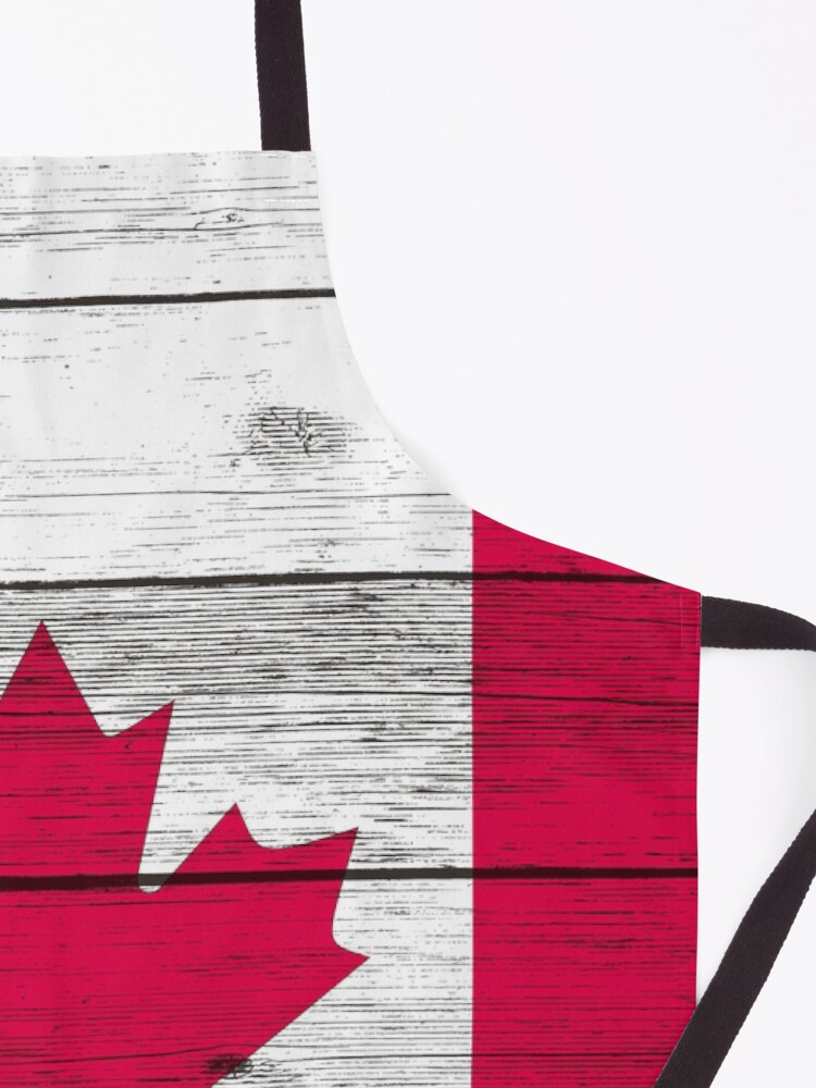 Alternate view of Canadian flag Apron
