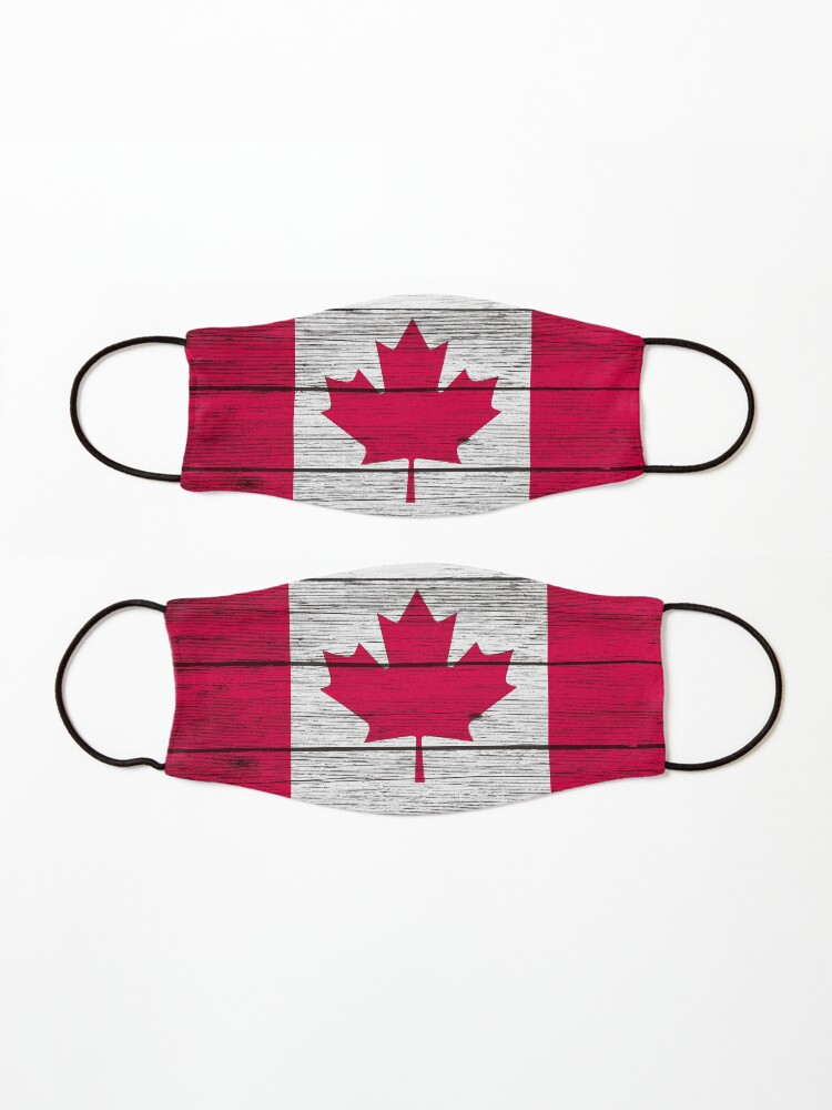 Alternate view of Canadian flag Mask