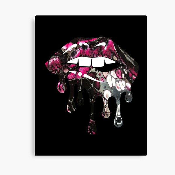 Louis Vuitton Lip Drip Canvas - BlissfulJess - Paintings & Prints