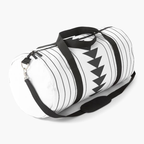 Item preview, Black and White Boho Triangle and Line Pattern Design designed and sold by Melody Watson.