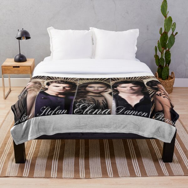 Tvd Cast Photoshoot Throw Blanket