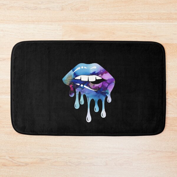 Item preview, Icy Blue Dripping Lips  designed and sold by Gccartworks.