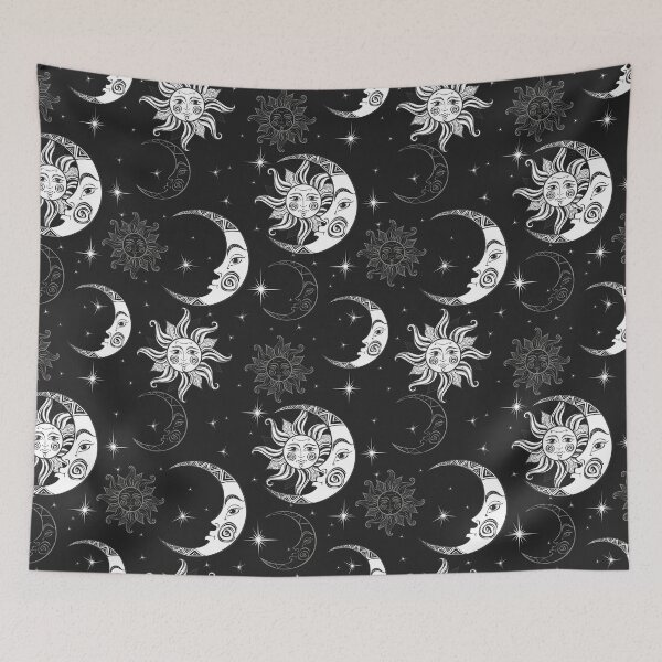 Item preview, Moon and Stars designed and sold by cleveralice.