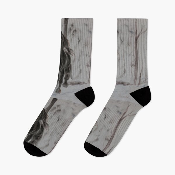 Item preview, Friesan horse in winter designed and sold by Kunst-Grafik .