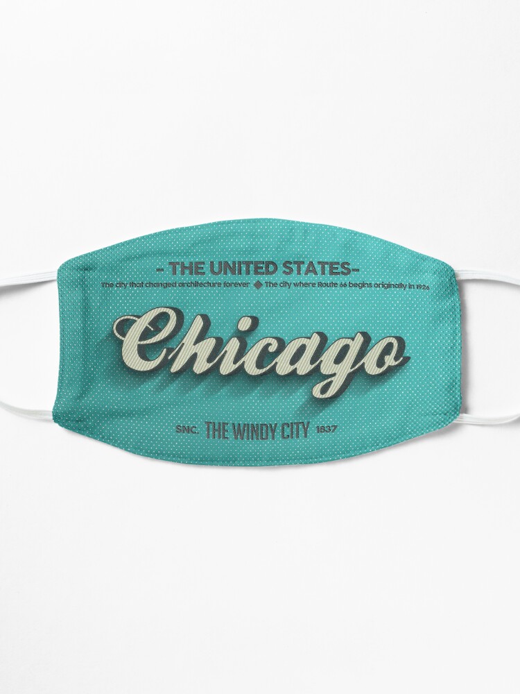 Alternate view of Vintage Chicago Mask