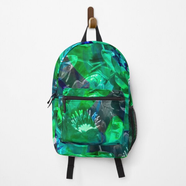 Item preview, Blue and green water lilies designed and sold by ivanoel.