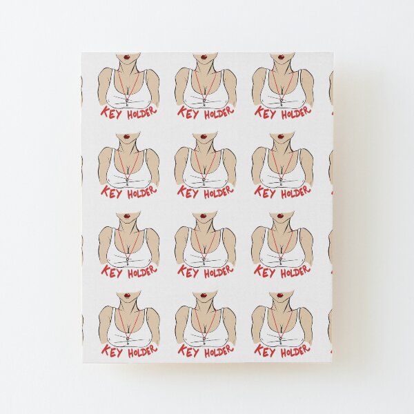 Key Holder White Femdom Wood Mounted Print