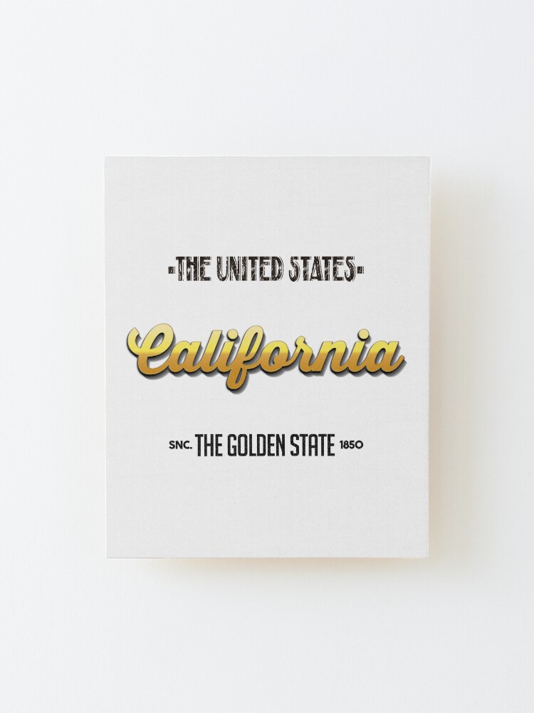 Alternate view of Vintage California Mounted Print