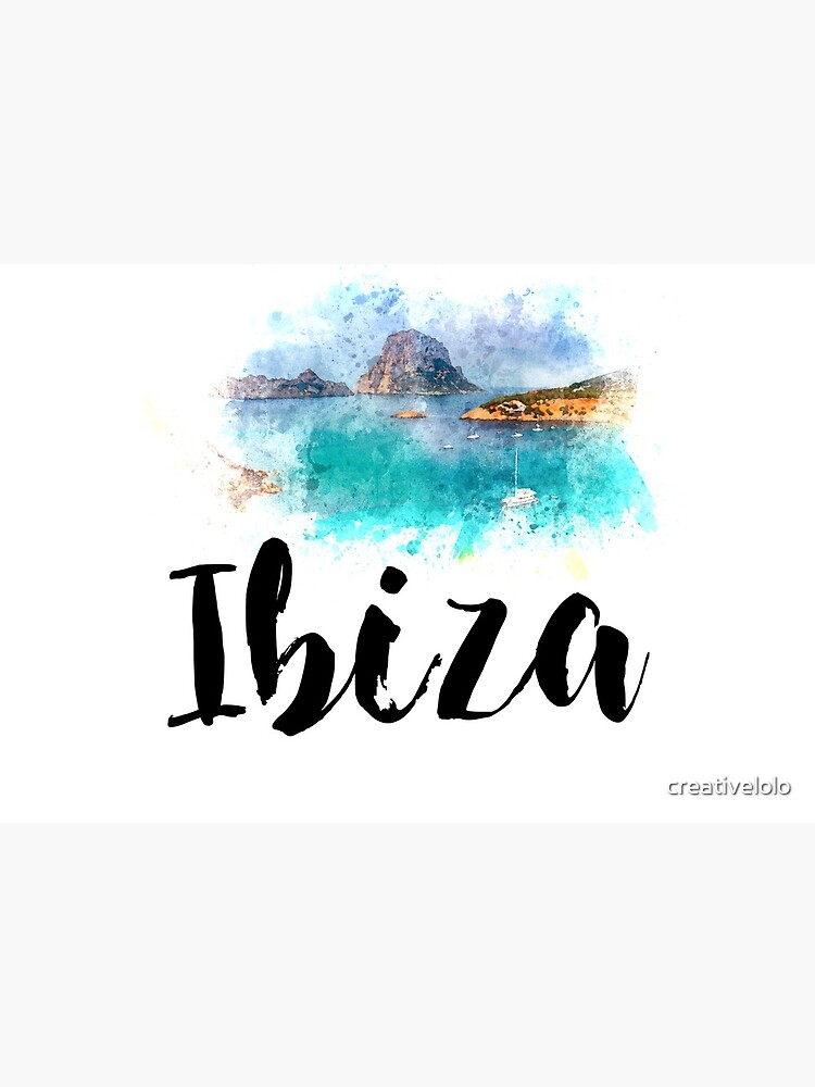 Watercolor Ibiza by creativelolo