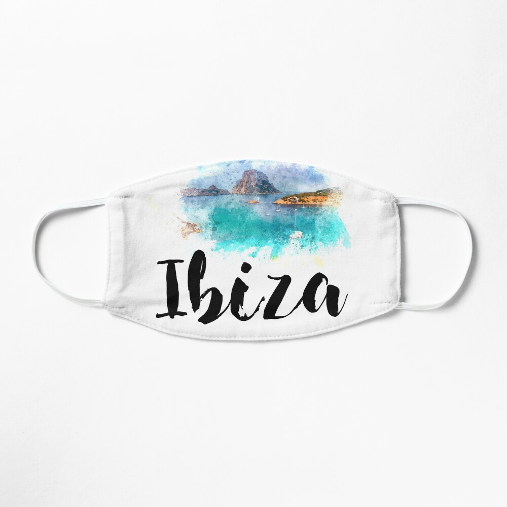Watercolor Ibiza Mask