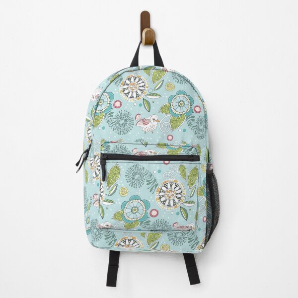 Item preview, Fantasy Flowers and Bird Pattern designed and sold by Carrie Stephens.