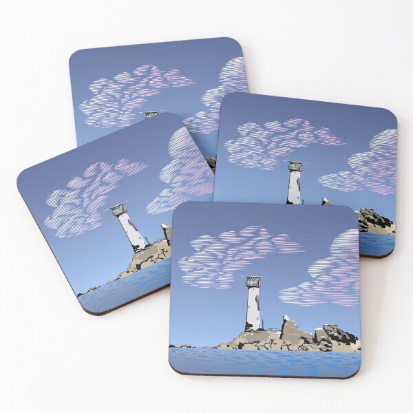 Item preview, Longships Lighthouse at Sunrise designed and sold by BrenRomans.