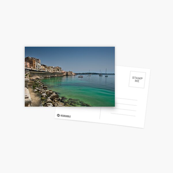 Il lungomare di Ortigia Postcard