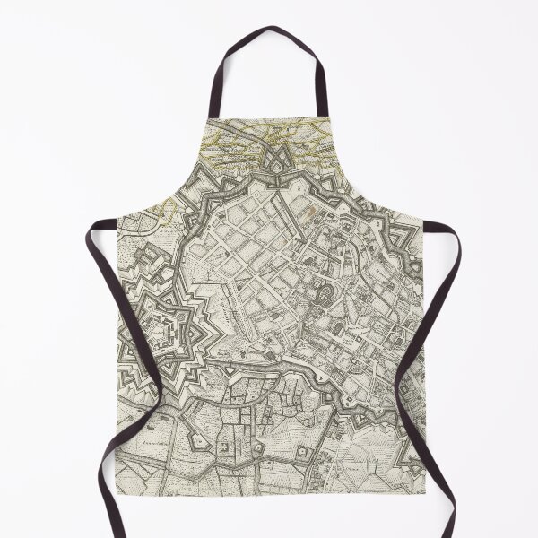 Item preview, Vintage Lille France Map (1708) designed and sold by BravuraMedia.