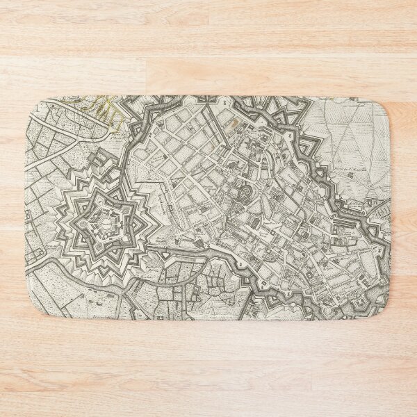 Item preview, Vintage Lille France Map (1708) designed and sold by BravuraMedia.