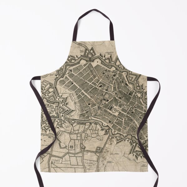 Item preview, Vintage Map of Lille France (1740) designed and sold by BravuraMedia.