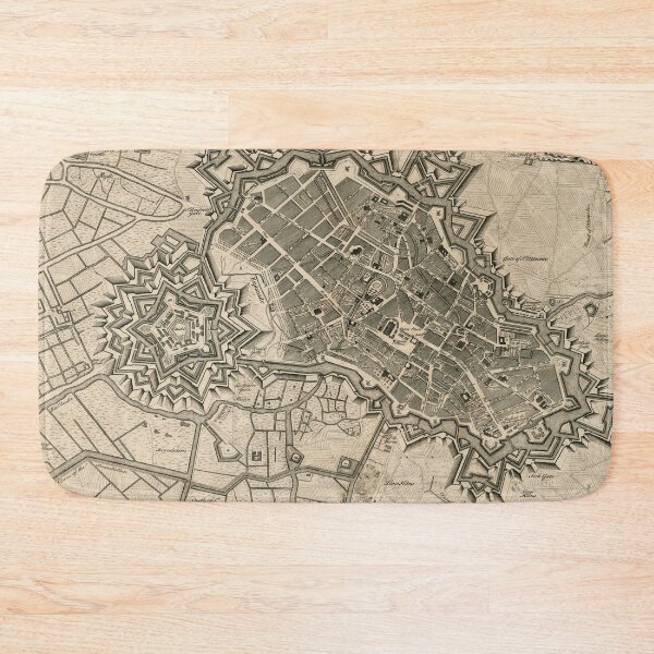 Item preview, Vintage Map of Lille France (1740) designed and sold by BravuraMedia.