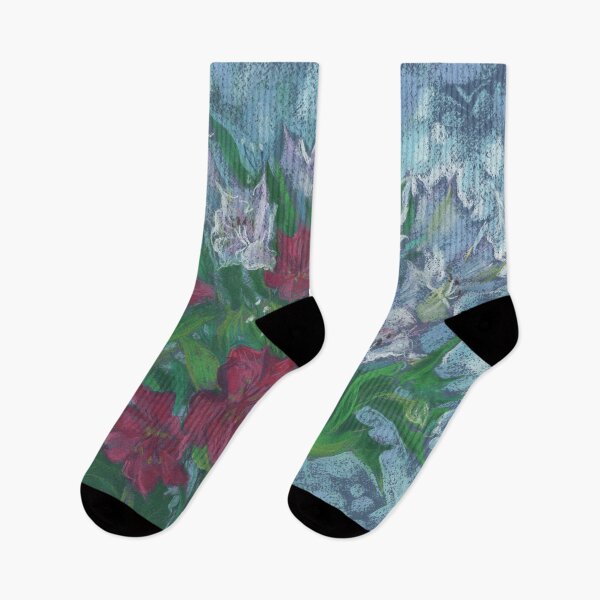 Item preview, Peruvian Lilies, Alstroemeria, Garden Flowers Floral Pastel designed and sold by Julia Khoroshikh.