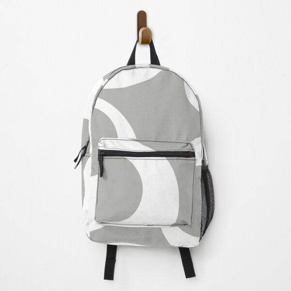 Item preview, Grey and white circles graphic print designed and sold by HTPOP.