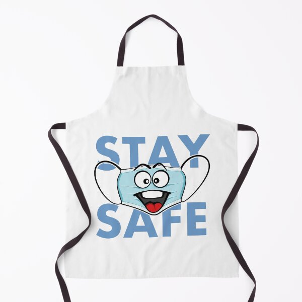 Item preview, Stay Safe ! Cartoon illustration of a mask taking care of you designed and sold by Gillillu.