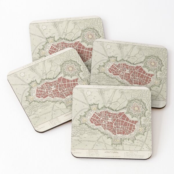 Item preview, Vintage Lille France Map (1794) designed and sold by BravuraMedia.