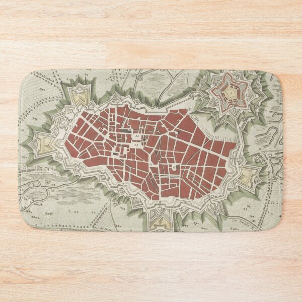 Item preview, Vintage Lille France Map (1794) designed and sold by BravuraMedia.