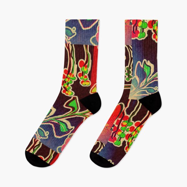 Item preview, Hanging vines silk print indian rajasthani jaipur style designed and sold by OSG369.