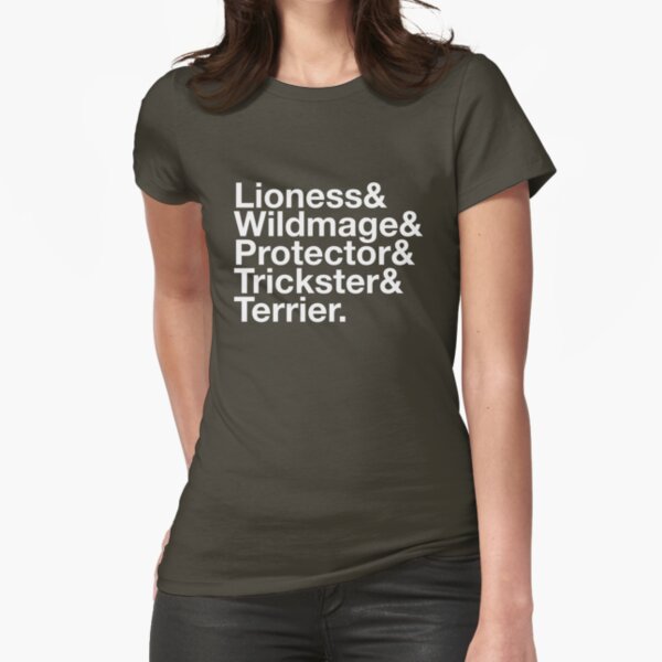 Tortall heroines: Titles Fitted T-Shirt