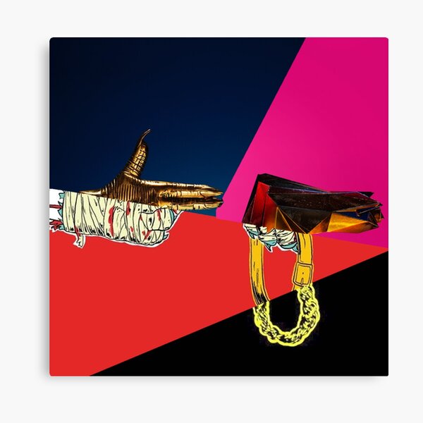 "Run The Jewels 1-4 Album Covers Collage" Canvas Print by LBeatty