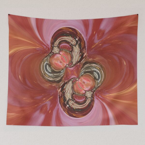 Item preview, Queen Conch Pinks and Salmon Pinks Geometric/Lyrical Abstract Art Galaxy - Jenny Meehan designed and sold by Jenny Meehan Art Prints and Patterns  .