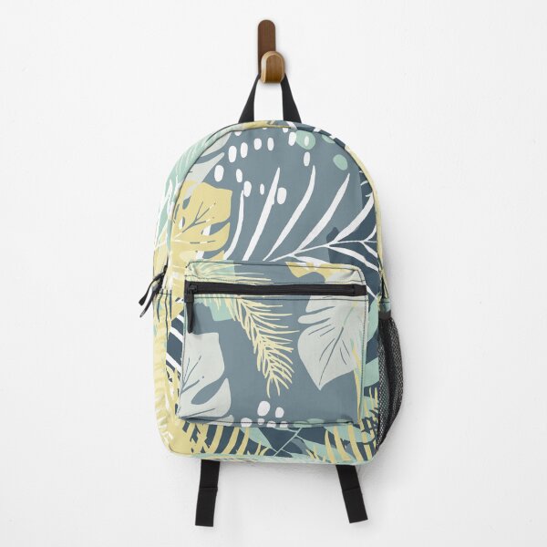 Item preview, Palms Prints, Yellow, Aqua and Blue, Abstract Art designed and sold by meggydesigns.