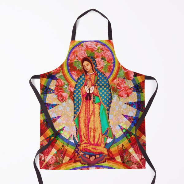 Item preview, Rainbow Guadalupe Collage designed and sold by Ithelda.