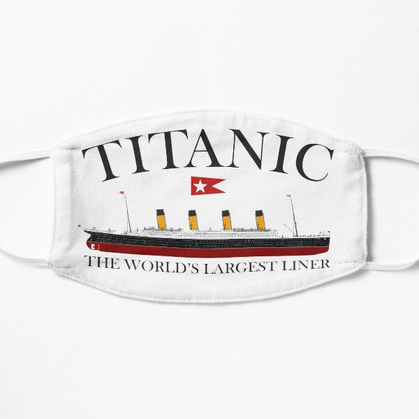 Titanic. 1912, RMS Titanic, Cruise, Ship, Disaster. Flat Mask