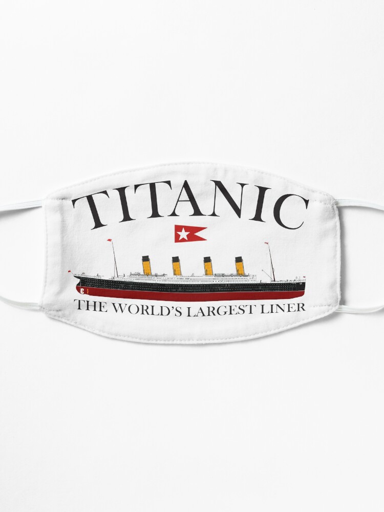 Alternate view of Titanic. 1912, RMS Titanic, Cruise, Ship, Disaster. Mask