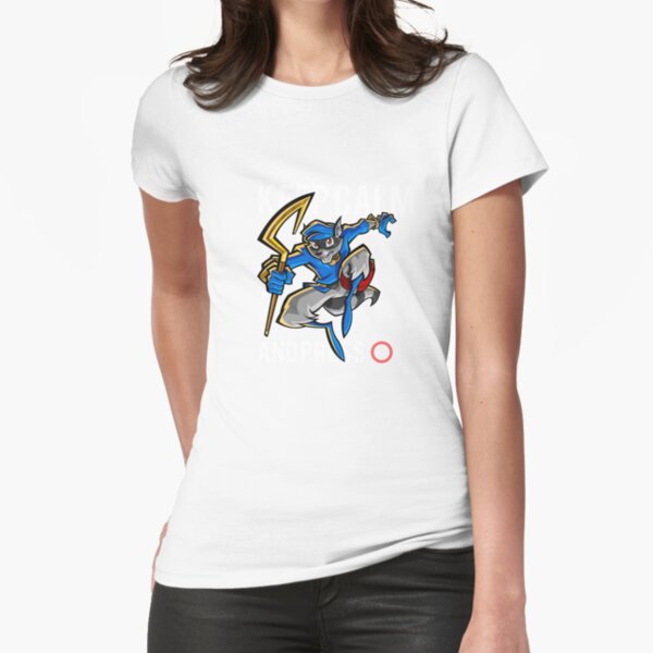 Sly Cooper - keep calm Fitted T-Shirt