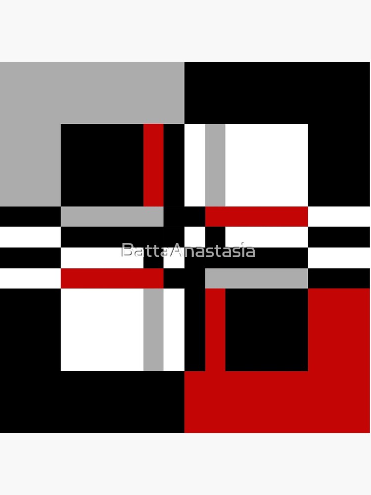 Thumbnail 2 of 2, Art Board Print, Geometric pattern designed and sold by BattaAnastasia.