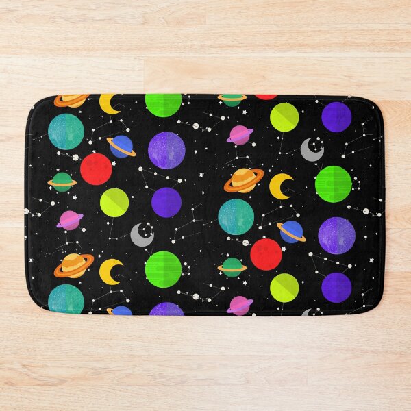 Item preview, Space planets and asteroid stars pattern  designed and sold by conceptDVS.