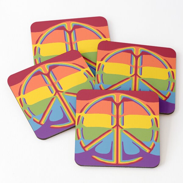 Item preview, Rainbow Peacesign designed and sold by Videndomen.