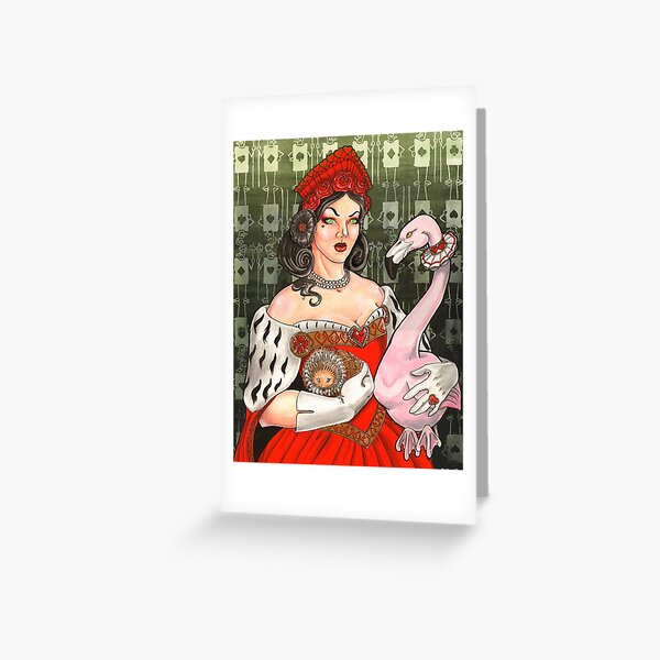 Queen of Hearts Greeting Card