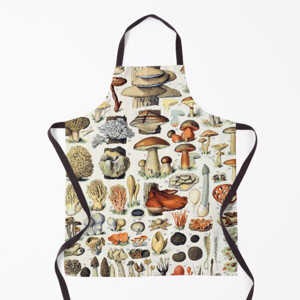 Item preview, Adolphe Millot - Champignons A - French vintage poster designed and sold by DejaVuStudio.